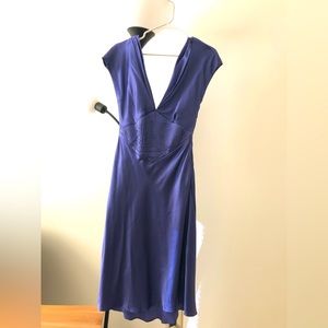 Laurel silk dress size 6 pearl glow silk evening casual dress handsole